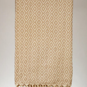 Hamam Double sided Diamond beige, lille eller stor - 100 * 180 cm